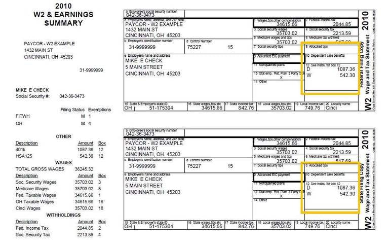 Quick Reference Guide for the</br>Paycor W-2