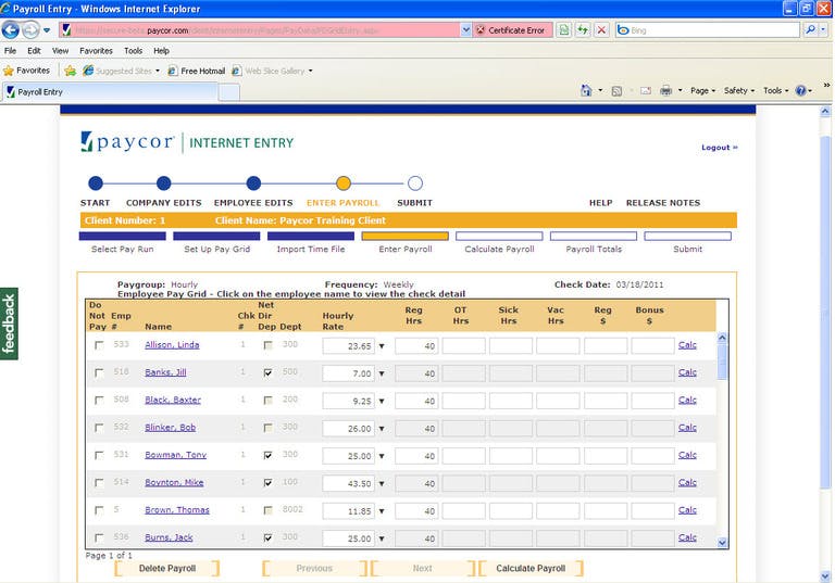 Enhancements to Internet Entry