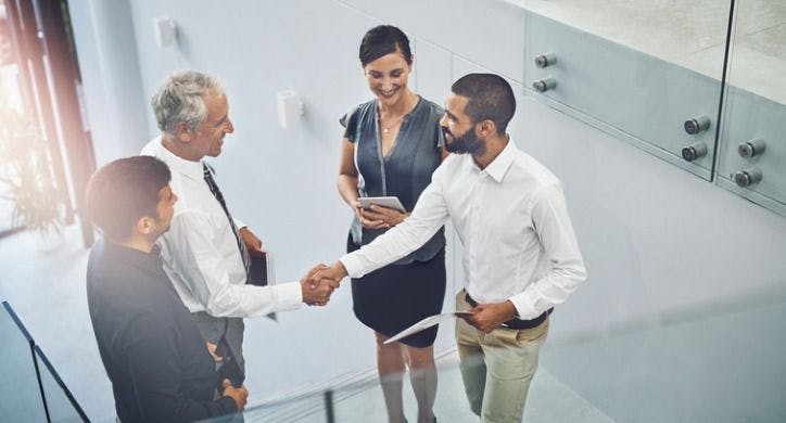 ceo engaging with employees
