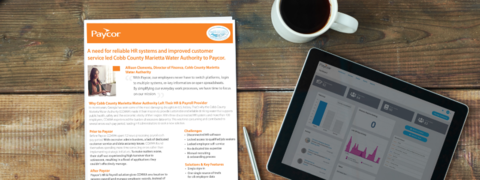 Case Study: Cobb County Marietta Water Authority