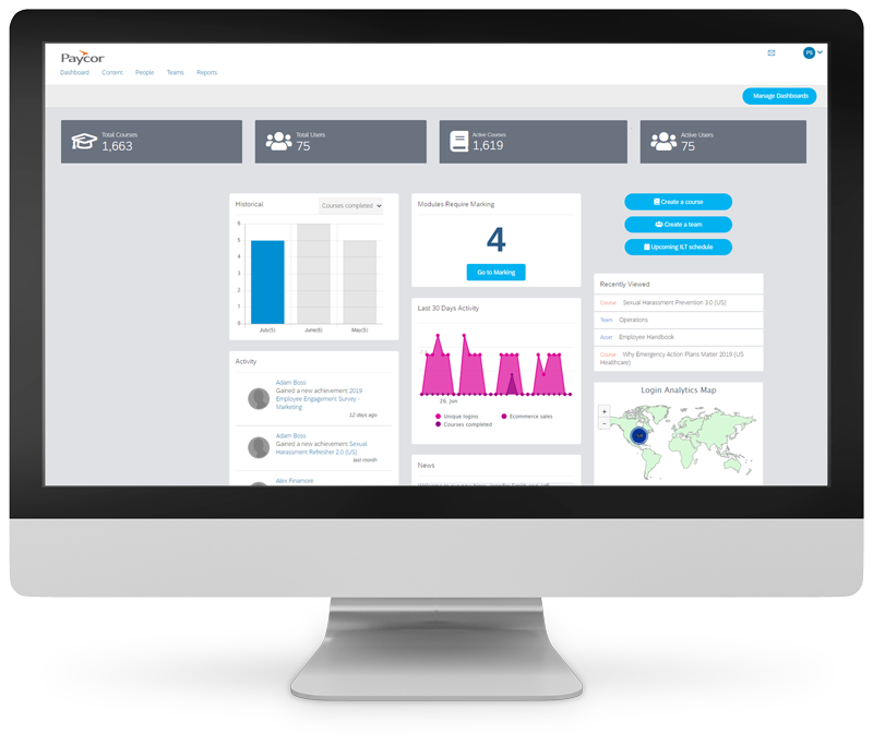 lms dashboard